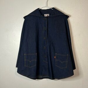 Levi's Indigo Denim Cape